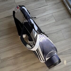 Lite DIS/VET White and Black Golf Bag
